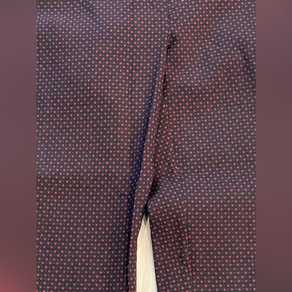 Maurices Black Ankle Pants Red Elastic Waist Size M - Picture 10 of 10